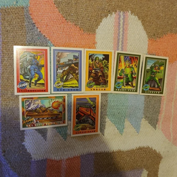 Hasbro | Toys | Vintage Gi Joe Trading Cards Lot | Poshmark